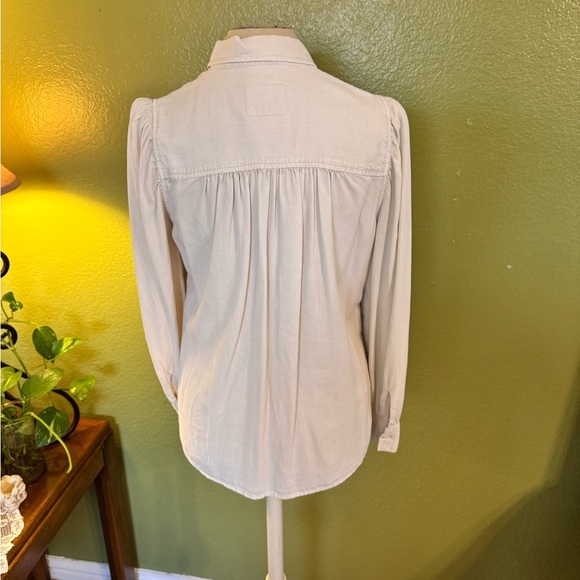 Rails Cream Button-Up Blouse - Picture 16 of 17